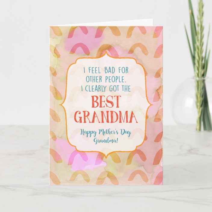 Best grandma Mother's Day Card | Zazzle.com