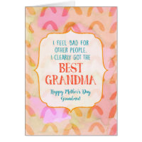 Best grandma Mother's Day Card