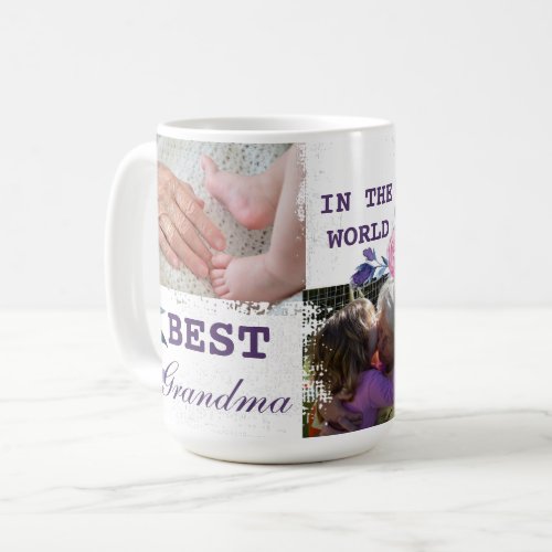 Best Grandma Photo collage Coffee Mug