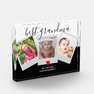 Best Grandma Photo Collage Personalized Script