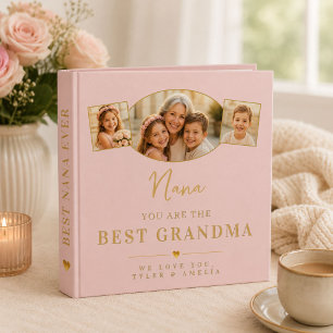 Best Grandma Photo Grandmother Memory Album 3 Ring Binder
