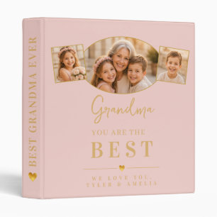 Best Grandma Photo Grandmother Memory Album 3 Ring Binder