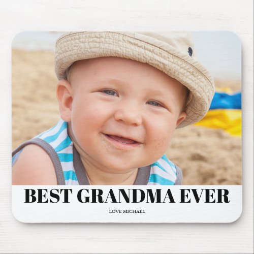 Best Grandma Photo Mouse Pad