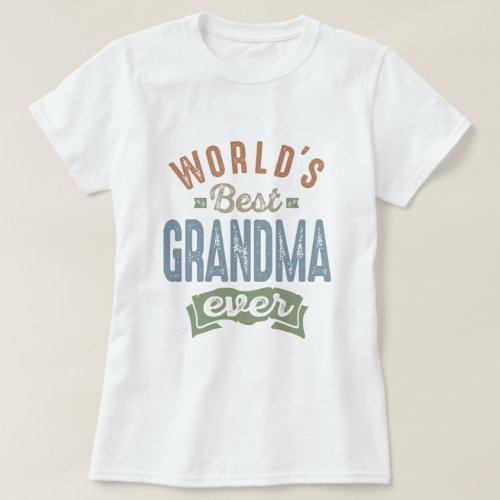Best Grandma T_Shirt