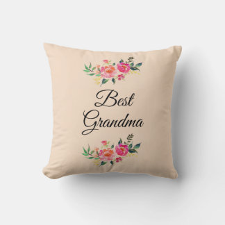 Best Grandma throw pillow