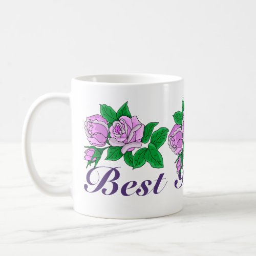 Best Grandma with Roses Mug