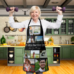 Best Grandmother Ever 8 Photo Collage White Script Apron<br><div class="desc">Best Grandmother Ever 8 Photo Collage White Script Black Apron. This template makes it easy to create the perfect gift.</div>