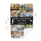 BEST GRANDPA BY PAR 12 Photo Collage Personalized