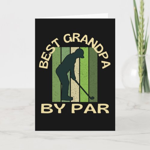 Best Grandpa By Par Card