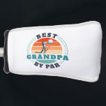 Best Grandpa By Par Custom Fathers Day Retro Golf Head Cover<br><div class="desc">Retro Best Grandpa By Par design you can customize for the recipient of this cute golf theme design. Perfect gift for Father's Day or grandfather's birthday. The text "GRANDPA" can be customized with any dad moniker by clicking the "Personalize" button above. Can also double as a company swag if you...</div>