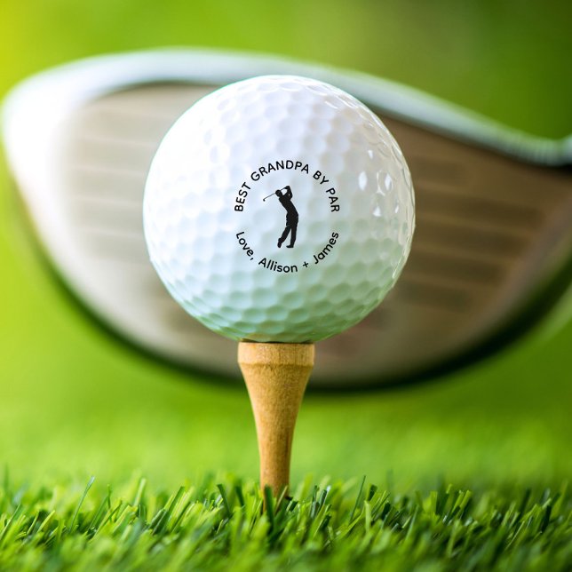 Best Grandpa By Par Custom Golf Balls (Best Grandpa By Par Custom Golf Balls)