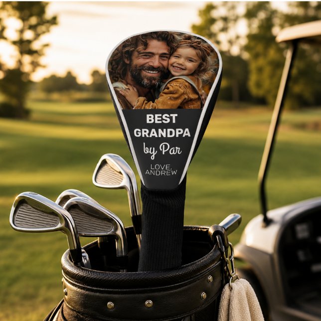 Best Grandpa By Par Custom Photo Father’s Day Golf Head Cover (Best Grandpa By Par Custom Photo Father’s Day Golf Head Cover)