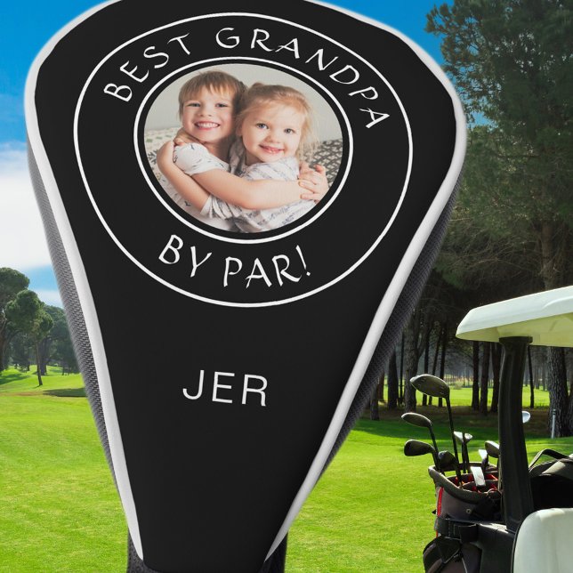 Best Grandpa By Par Custom Photo Monogram Golfer Golf Head Cover (Best Grandpa By Par Custom Photo Monogram Golfer Golf Head Cover)