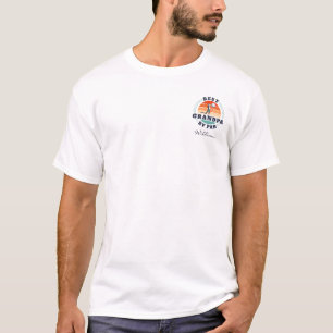 Best Grandpa By Par Custom Retro Fathers Day T-Shirt