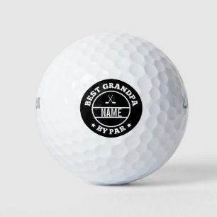 Best Grandpa By Par   Fathers Day Grandparents Day Golf Balls