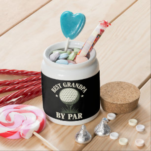Best Grandpa By Par Funny Candy Jar