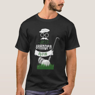 Best Grandpa By Par Funny Golf Sports T-Shirt