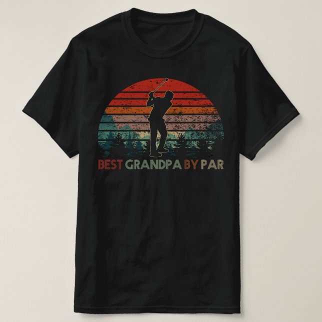 best grandpa by par golf T-Shirt (Design Front)