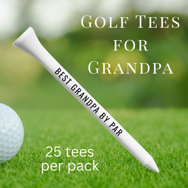 Best Grandpa By Par Golf Tees (Creator Uploaded)