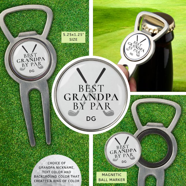 BEST GRANDPA BY PAR Monogram Bottle Opener Divot Tool (Creator Uploaded)