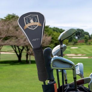 Best Grandpa By Par   Monogram Golf Head Cover