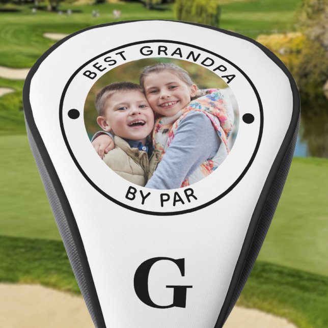 BEST GRANDPA BY PAR Monogram Photo Golf Head Cover (Creator Uploaded)