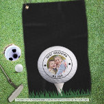 Best Grandpa By Par One Photo Golf Towel<br><div class="desc">Create a unique, personalized photo golf towel for the golf lover grandfather with the suggested and editable funny golf title BEST GRANDPA BY PAR (or your nickname for him) or your custom text in your choice of text and background colors. ASSISTANCE: For help with design modification or personalization, color change...</div>