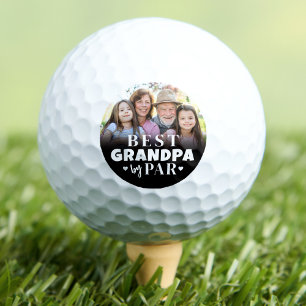 Best Grandpa By Par Photo Golf Balls