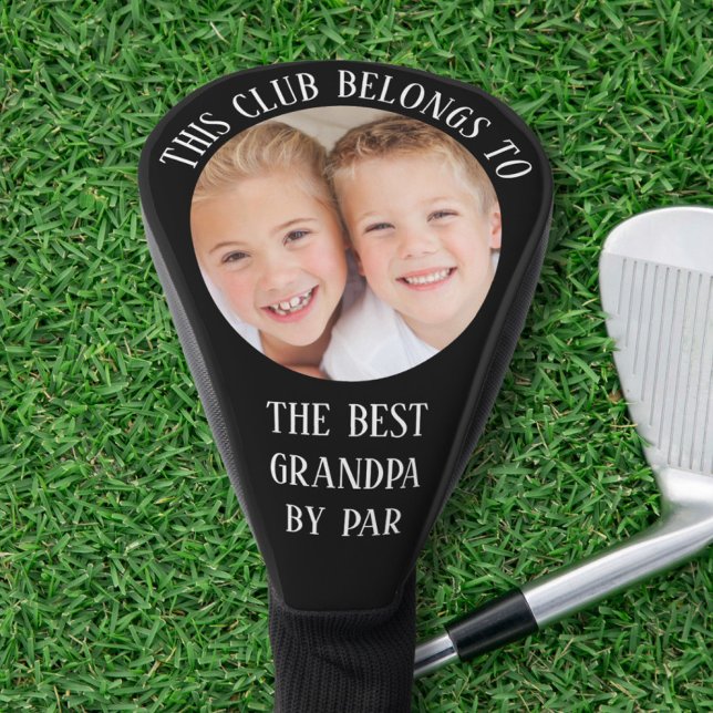 Best Grandpa By Par Photo Golf Head Cover (Creator Uploaded)