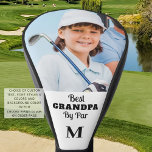 Best Grandpa By Par Photo Monogram Custom Golf Head Cover<br><div class="desc">Make a unique photo golf driver cover gift for a golf lover grandfather with the suggested title BEST GRANDPA BY PAR or your custom text and personalized with one picture and his monogram in your choice of text font styles and color combinations. Make text and background colors in EDIT and...</div>