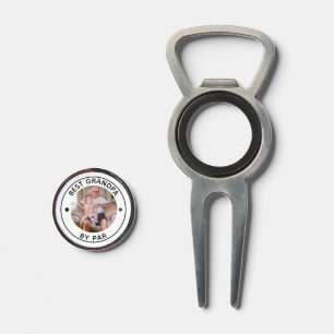 BEST GRANDPA BY PAR Photo Monogram Divot Tool