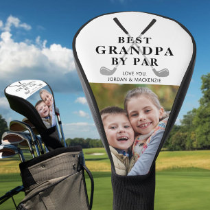 Best Grandpa By Par Photo Names Golf Head Cover