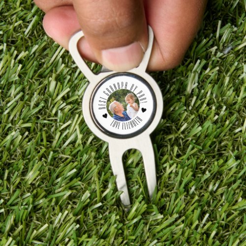 BEST GRANDPA BY PAR Photo Personalised fathers day Divot Tool