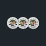 BEST GRANDPA BY PAR Photo Personalised fathers day Golf Ball Marker<br><div class="desc">Designed by the Arty Apples</div>
