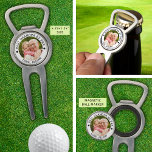 BEST GRANDPA BY PAR Photo Personalized Divot Tool<br><div class="desc">Create a personalized Bottle Opener with Magnetic Golf Ball Marker and Divot Tool with your photo and custom text for a golfer you know (the sample shows BEST GRANDPA BY PAR title and name). Makes a great Father's Day, Grandparent's Day, grandpa birthday or holiday gift. ASSISTANCE: For help with design...</div>
