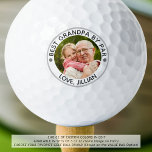 BEST GRANDPA BY PAR Photo Personalized Golf Balls<br><div class="desc">For the special golf-enthusiast grandfather, create a unique photo golf ball with the editable funny saying BEST GRANDPA BY PAR and your custom text in your choice of colors. Meaningful gift for grandpa for his birthday, Grandparents Day, Father's Day or a holiday. PHOTO TIP: Choose a photo with the subject...</div>