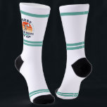 Best Grandpa by Par Retired Golfer Grandad Socks<br><div class="desc">Retro Best Grandpa By Par design you can customize for the recipient of this cute golf theme design. Perfect gift for Father's Day or grandfather's birthday. The text "GRANDPA" can be customized with any dad moniker by clicking the "Personalize" button. Can also double as a company swag if you add...</div>