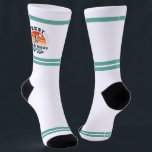 Best Grandpa by Par Retired Golfer Grandad Socks<br><div class="desc">Retro Best Grandpa By Par design you can customize for the recipient of this cute golf theme design. Perfect gift for Father's Day or grandfather's birthday. The text "GRANDPA" can be customized with any dad moniker by clicking the "Personalize" button. Can also double as a company swag if you add...</div>