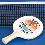 Best Grandpa By Par Retirement Custom Ping Pong Paddle<br><div class="desc">Retro Best Grandpa By Par design you can customize for the recipient of this cute golf theme design. Perfect gift for Father's Day or grandfather's retirement. The text "GRANDPA" can be customized with any dad moniker by clicking the "Personalize" button above. Can also double as a company swag if you...</div>