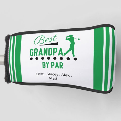 BEST GRANDPA By PAR Retro Font Golf Head Cover
