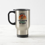 Best Grandpa By Par Retro Golfing Dad Custom Travel Mug<br><div class="desc">Retro Best Grandpa By Par design you can customize for the recipient of this cute golf theme design. Perfect gift for Father's Day or grandfather's birthday. The text "GRANDPA" can be customized with any dad moniker by clicking the "Personalize" button. Add a name to make it even more special</div>