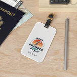 Best Grandpa By Par Retro Golfing Fathers Day Name Luggage Tag<br><div class="desc">Retro Best Grandpa By Par design you can customize for the recipient of this cute golf theme design. Perfect gift for Father's Day or grandfather's birthday. The text "GRANDPA" can be customized with any dad moniker by clicking the "Personalize" button above. Add a name to make it even more special...</div>