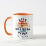 Best Grandpa By Par Retro Golfing Fathers Day Name Mug<br><div class="desc">Retro Best Grandpa By Par design you can customize for the recipient of this cute golf theme design. Perfect gift for Father's Day or grandfather's birthday. The text "GRANDPA" can be customized with any dad moniker by clicking the "Personalize" button above. Add a name to make it even more special...</div>