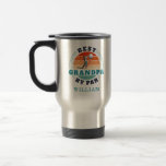 Best Grandpa By Par Retro Personalized Golf Lover Travel Mug<br><div class="desc">Retro Best Grandpa By Par design you can customize for the recipient of this cute golf theme design. Perfect gift for Father's Day or grandfather's birthday. The text "GRANDPA" can be customized with any dad moniker by clicking the "Personalize" button above. Add a name to make it even more special...</div>