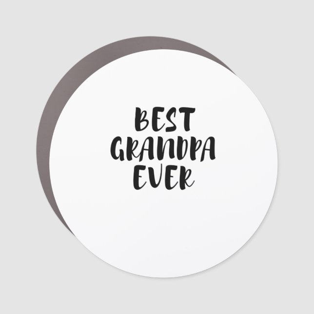 Best grandpa car magnet (Front)