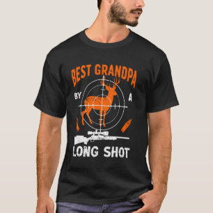 Best Grandpa Dad Buck Deer Hunter Grandfather Funn T-Shirt