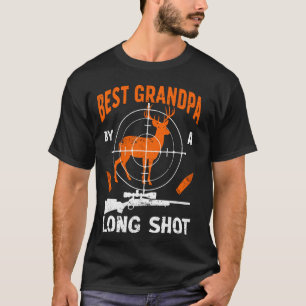 Best Grandpa Dad Buck Deer Hunter Grandfather Funn T-Shirt