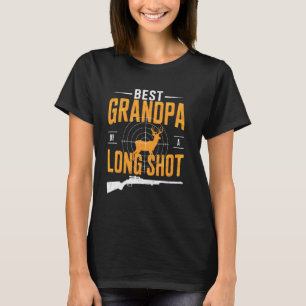 Best Grandpa Dad Buck Deer Hunter Grandfather Funn T-Shirt