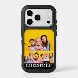 Best Grandpa Ever 3 Photo Collage Grandad Gift iPhone 17 Pro Case
