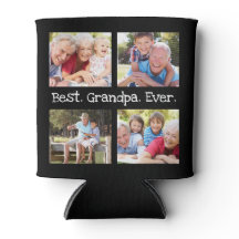 Best Grandpa Ever 4 Photo Collage Fun Keepsake
